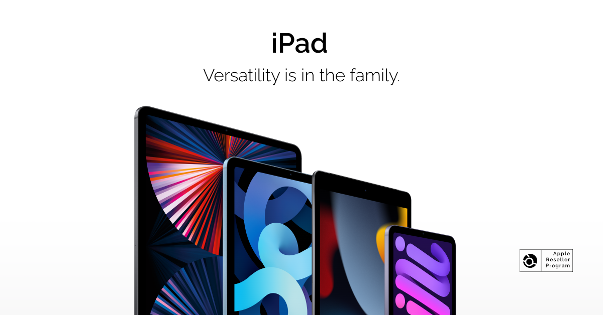 C1017_Generic Creative_Apple Products_Social Media - Reseller - iPad - Facebook _ Linkedin - 1200x628